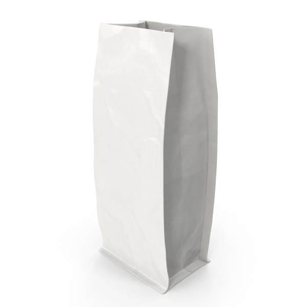 White Flat Bottom Zipper Bag Without Valve - Fshiny Packaging