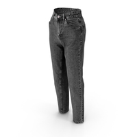Women's Jeans Dark Gray PNG & PSD Images