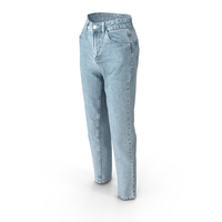 Women's Jeans Light Blue PNG & PSD Images