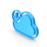 Cloud Download Web Icon PNG & PSD Images