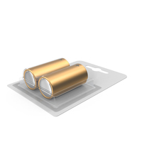 2 Pack Battery Gold PNG & PSD Images