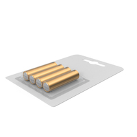 4 Pack Battery Gold PNG & PSD Images