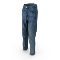 Women's Jeans Dark Blue PNG & PSD Images