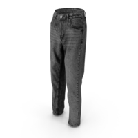 Women's Jeans Dark Gray PNG & PSD Images