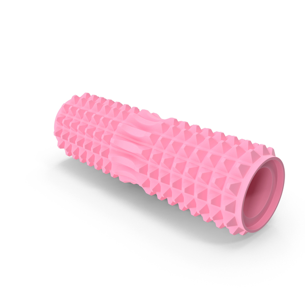 Yoga Massage Foam Roller Pink PNG & PSD Images