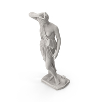 Wounded Amazon Statue PNG & PSD Images
