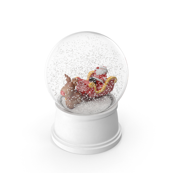 Snow Globe with Santa Claus PNG & PSD Images
