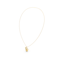 Necklace With Crown Pendant PNG & PSD Images