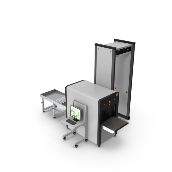 X-Ray and Metal Detector PNG & PSD Images