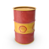 Shell Oil Barrel PNG & PSD Images