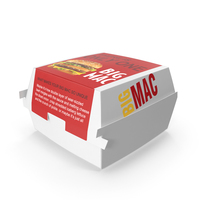 McDonald's Big Mac Box PNG & PSD Images