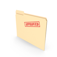 Approved Folder Empty Vertical PNG & PSD Images