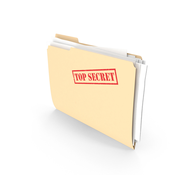 Top Secret Folder Vertical PNG & PSD Images