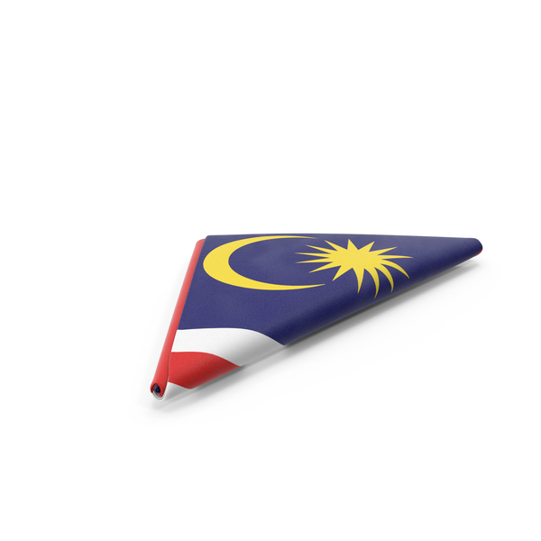 Flag Folded Triangle Malaysia PNG & PSD Images