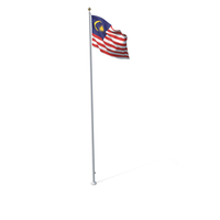 Flag On Pole Malaysia PNG & PSD Images