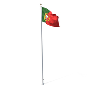 Flag On Pole Portugalia PNG & PSD Images