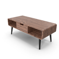 Mid-Century Coffee Table PNG & PSD Images