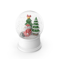 Snow Globe Christmas Decoration PNG & PSD Images
