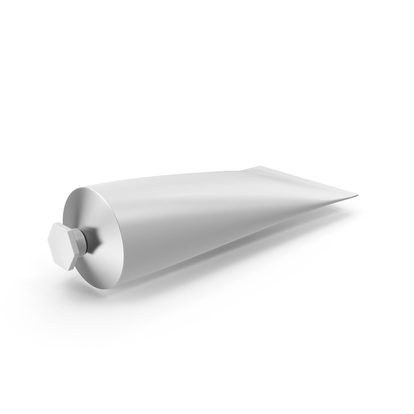 White Cosmetic Tube PNG & PSD Images