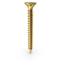 Screw Gold PNG & PSD Images