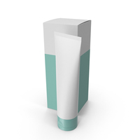 Cosmetic Tube and Box PNG & PSD Images