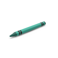 Turquoise Crayon PNG & PSD Images