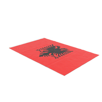 Flag Laying Pose Albania PNG & PSD Images
