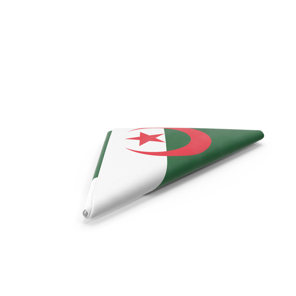 Flag Folded Triangle Algeria PNG & PSD Images