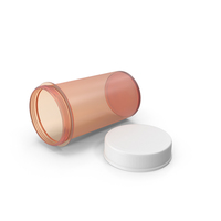 Yellow Pill Bottle PNG & PSD Images