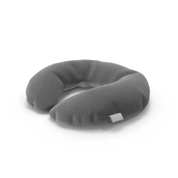 Travel Pillow Black PNG & PSD Images