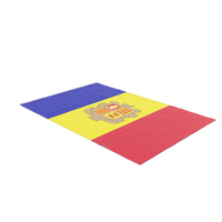 Flag Laying Pose Andorra PNG & PSD Images
