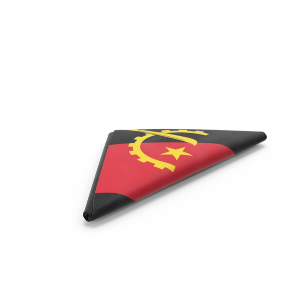 Flag Folded Triangle Angola PNG & PSD Images