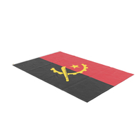 Flag Laying Pose Angola PNG & PSD Images