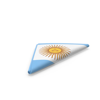 Flag Folded Triangle Argentina PNG & PSD Images