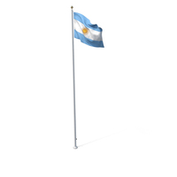 Flag On Pole Argentina PNG & PSD Images