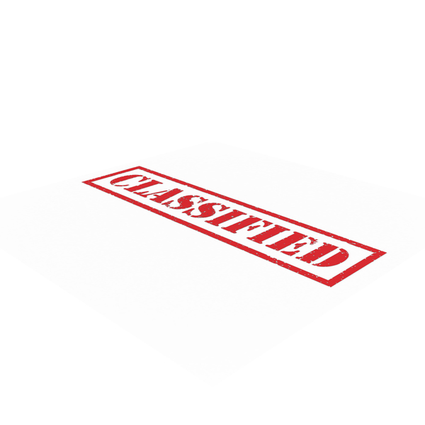 Classified Stamp PNG & PSD Images
