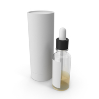 Tube Packaging Box and Dropper Bottle PNG & PSD Images