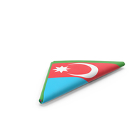 Flag Folded Triangle Azerbaijan PNG & PSD Images