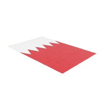 Flag Laying Pose Bahrain PNG & PSD Images