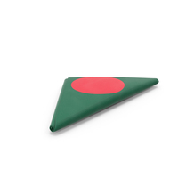 Flag Folded Triangle Bangladesh PNG & PSD Images