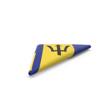 Flag Folded Triangle Barbados PNG & PSD Images