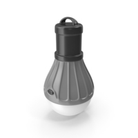 Tourist LED Lamp Gray PNG & PSD Images