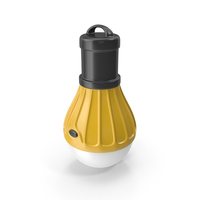 Tourist LED Lamp Yellow PNG & PSD Images