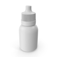 White Bottle with Dropper PNG & PSD Images