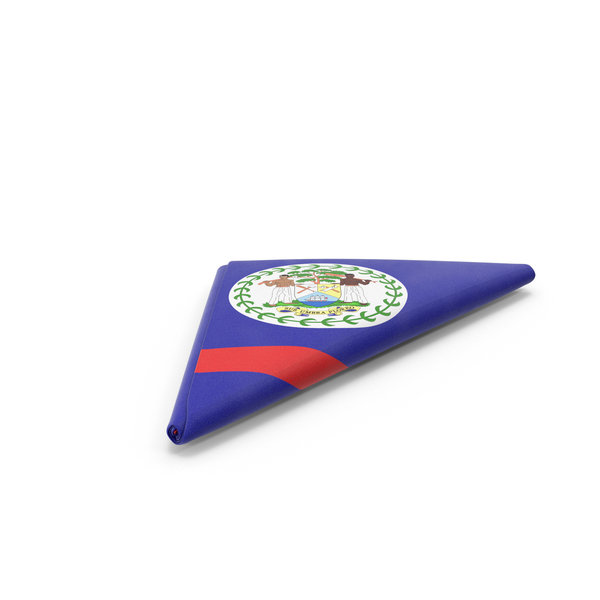 Flag Folded Triangle Belize PNG & PSD Images