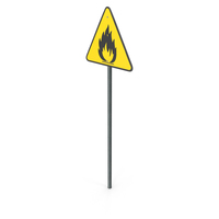 Flammable Hazard Sign PNG & PSD Images