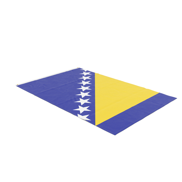Flag Laying Pose Bosnia and Herzegovina PNG & PSD Images