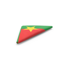Flag Folded Triangle Burkina Faso PNG & PSD Images