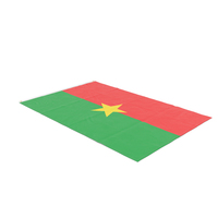Flag Laying Pose Burkina Faso PNG & PSD Images
