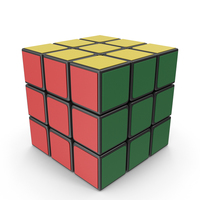 Rubik's Cube 3x3x3 PNG & PSD Images